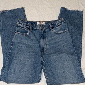 Abercrombie & Fitch Classic Blue Straight Leg Jeans
